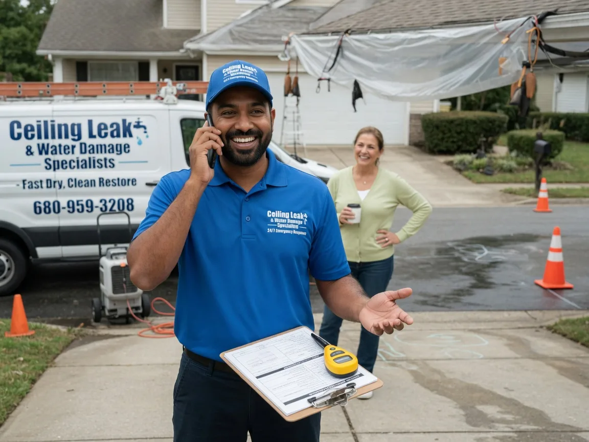 Ceiling Leak Cleanup Cottonport, LA FAQs